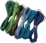 Кожарски, сарашки парафинирани памучни шнурове 2 мм, 10 м, конци, конец, шнур, снимка 6