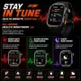 Смарт часовник AGM L3 с 4,95 см AMOLED дисплей, Bluetooth разговори и LED фенер, снимка 5