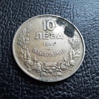 Стара монета 10 лева 1943 г. България - перфектен релеф,желязна!, снимка 5 - Нумизматика и бонистика - 42129307