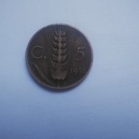 5 чентисими 1936г. Италия, снимка 1 - Нумизматика и бонистика - 41144618