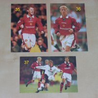 Оригинални картички на Райън Гигс, Петер Шмайхел, Рой Кийн, Пол Скоулс от Манчестър Юнайтед 1996/97, снимка 6 - Фен артикули - 24945018