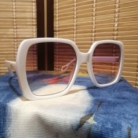 Слънчеви Очила с бели рамки, снимка 4 - Слънчеви и диоптрични очила - 35908835