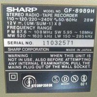 Радиокасетофон SHARP GF-8989, снимка 15 - Радиокасетофони, транзистори - 41651673