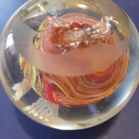Стара стъклена топка-Преспаие, снимка 7 - Колекции - 34797789