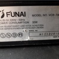 Funai vcr 7400, снимка 3 - Ресийвъри, усилватели, смесителни пултове - 35890938
