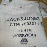 Jack& Jones  Мъжки дънки в цвят горчица, снимка 6 - Дънки - 44650950