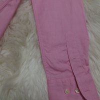Дамска риза в наситен розов цвят с красив бордюр на яката, снимка 4 - Ризи - 40347116