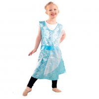 Adorbs Рокля Ледената принцеса синя L85014, снимка 1 - Детски рокли и поли - 39405494