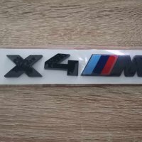 БМВ X4M BMW X4 M черна емблема лого, снимка 1 - Аксесоари и консумативи - 41464229