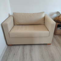 Разтегателен кожен диван-перфектен, снимка 5 - Дивани и мека мебел - 44623463