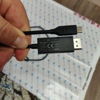 Кабел Vivanco 45527, от USB Type-C към DisplayPort, дължина 1.5 метра, снимка 2 - Лаптоп аксесоари - 35928754