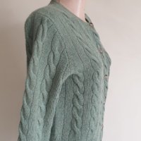 POLO Ralph Lauren Cable Wool / Cashmere Cardigan Knit Womens Size M НОВО! ОРИГИНАЛ! Дамски Пуловер -, снимка 4 - Жилетки - 44459238