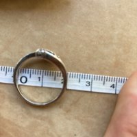 Сребърен пръстен с циркони, снимка 3 - Пръстени - 44195180