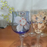 Стъклени чаши за вино Бохемия , снимка 10 - Антикварни и старинни предмети - 44343746