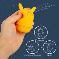Bigjigs Toys Силиконови животни за баня - 4 бр. за бебета и малки деца 3+ месеца, снимка 5 - Други - 44530825
