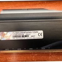 Свръхбърза 64GB DDR5 RAM памет G.SKILL Trident Z RGB F5-5600J2834F32GX2-TZ5RK 64GB 2x32GB DDR5 RGB, снимка 4 - RAM памет - 42460574