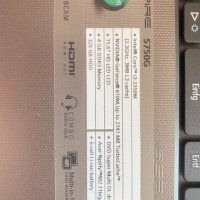 Лаптоп Acer Aspire 5750G, снимка 7 - Лаптопи за дома - 42011270