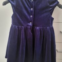 Синя рокля от H&M размер 92, снимка 2 - Бебешки рокли - 42174785