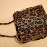 стара дамска чанта от стъклени мъниста леопард, снимка 15 - Антикварни и старинни предмети - 41710335