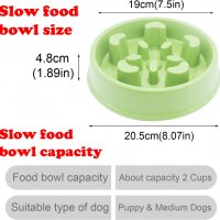 Нова купа за бавно хранене за куче домашен любимец Кучешка чиния, снимка 2 - За кучета - 39764273