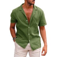  Мъжка лятна риза с къс ръкав, 8цвята - 023, снимка 9 - Ризи - 40003958