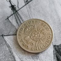 Монета - Великобритания - 2 шилинга | 1950г., снимка 1 - Нумизматика и бонистика - 35773612