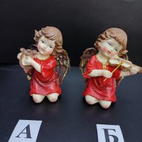 Ангели с червена одежда, изработени  от висококачествен полирезин -модел А и Б , снимка 2 - Статуетки - 42690019