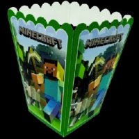 Minecraft Майнкрафт Парти кутия за дребни лакомства пуканки и др, снимка 2 - Други - 29311892