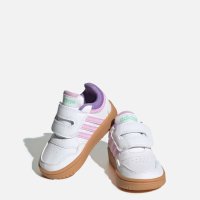 НАМАЛЕНИЕ!!!Бебешки маратонки Adidas Hoops 3.0 CFI White/Violet HP9046 №21, снимка 3 - Бебешки обувки - 41706304