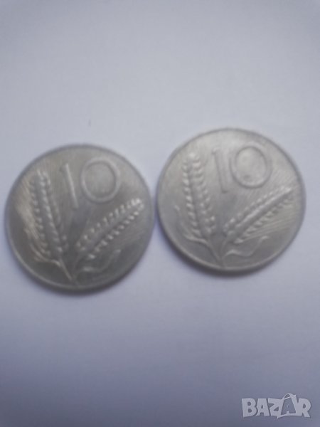 10 лири 1955 и 1956г.Италия, снимка 1