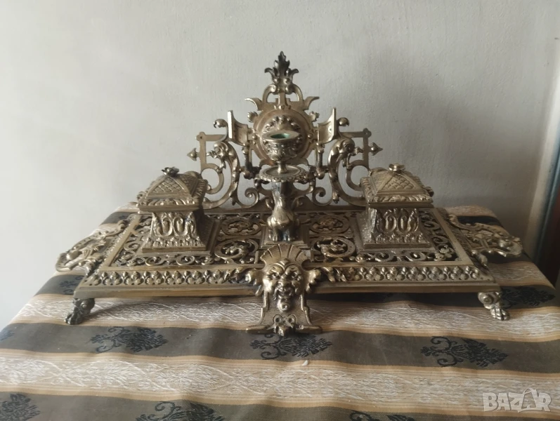 Викторианска мастилница-уникат, снимка 1