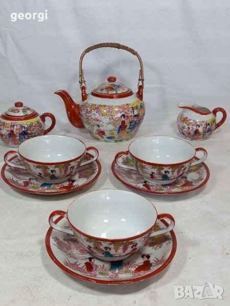 Японски порцеланов сервиз за чай, снимка 1