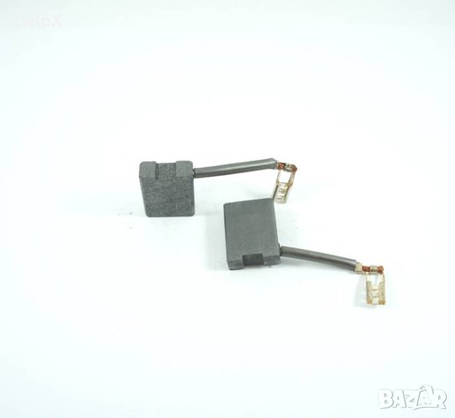 Въглено-графитна четка с канал и извод с накрайник каб.обувка 6,3x16x22mm, снимка 1