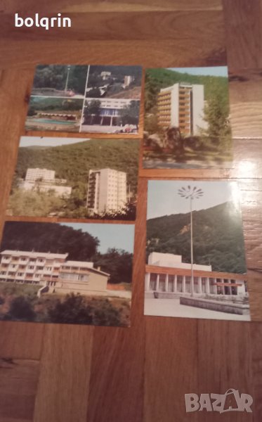 5 стари цветни картички с изгледи от Нареченски минерални бани , снимка 1