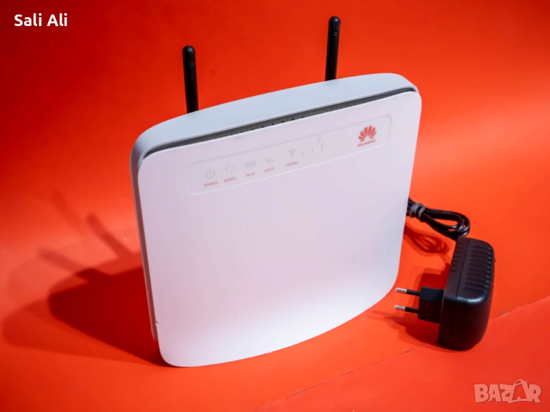 HUAWEI E5186 4G LTE SIM рутер Cat6 300Mbps Wi-Fi + Телефонна станция, снимка 1