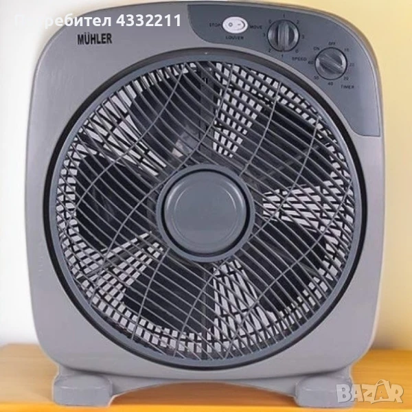 Вентилатор 12"Muhler SMX-1240, подов, бокс, снимка 1