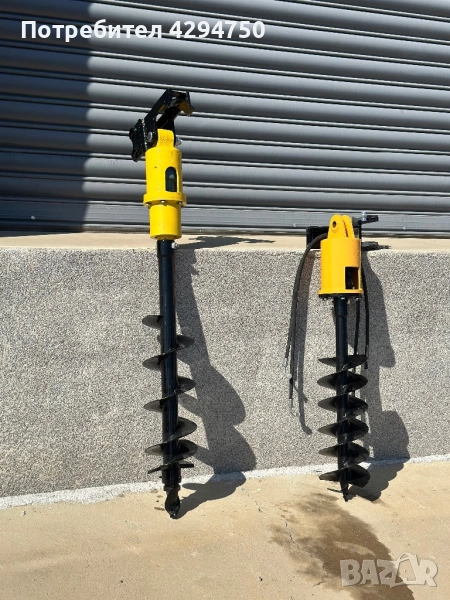 Свредел за мини багер от 1.5т до 4.7т, снимка 1