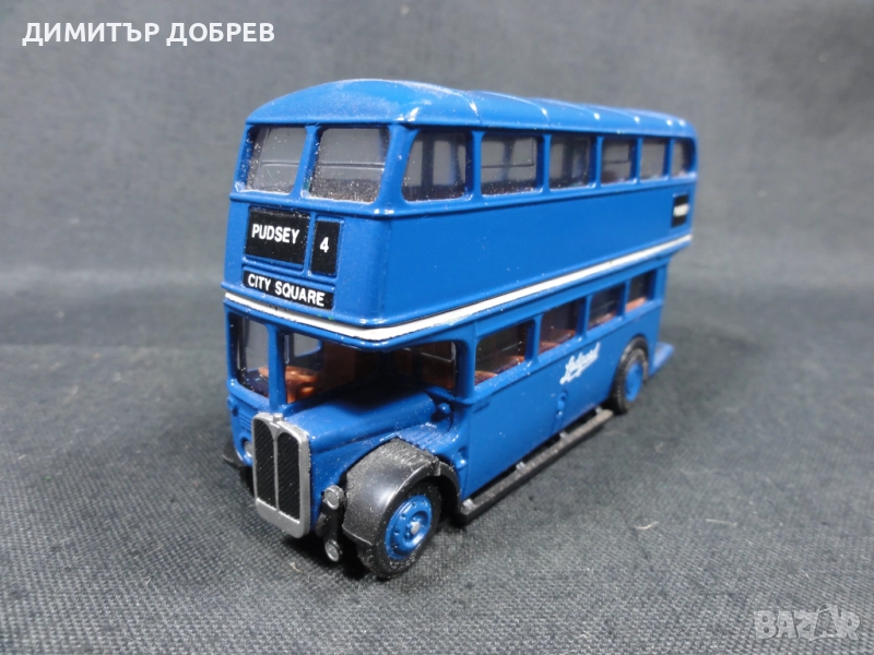 1/76 СТАРА РЕТРО МЕТАЛНА КОЛИЧКА АВТОБУС AEC REGENT EFE LONDON BUS, снимка 1