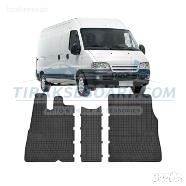 Полски Гумени стелки за бус Citroen Jumper 2 Gen 1994 2006, снимка 1