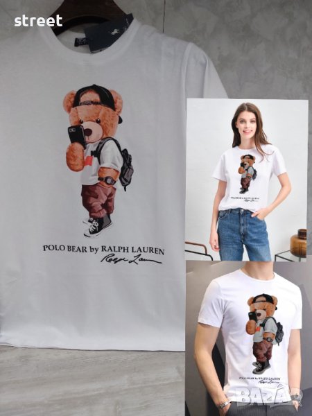 Polo bear t shirt man and woman дамски и мъжки тениски , снимка 1