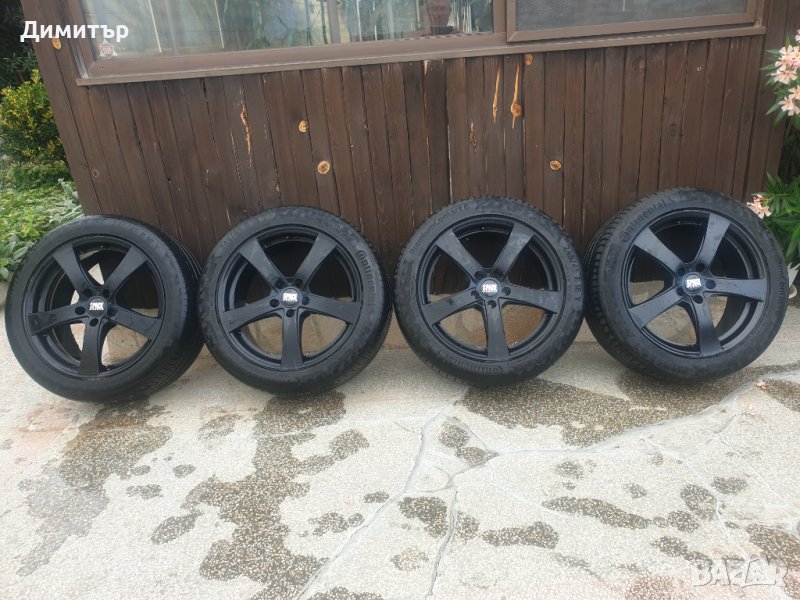 4 броя джанти Dezent 8Jx18H2 5х112,ЕТ 35 с гуми CONTINENTAL Premium Contact 6 245/45 R18 96Y., снимка 1