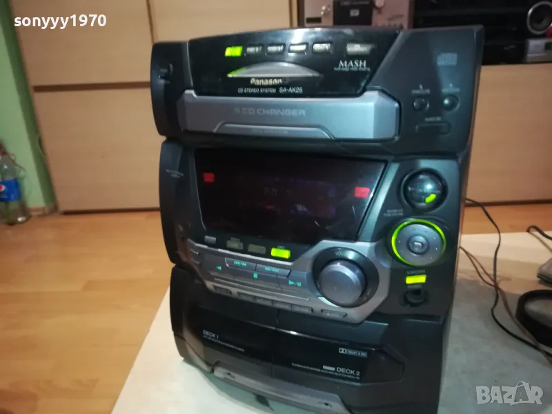 PANASONIC SA-AK25 CD DECK TUNER AMPLI 1311241717LNWCR, снимка 1