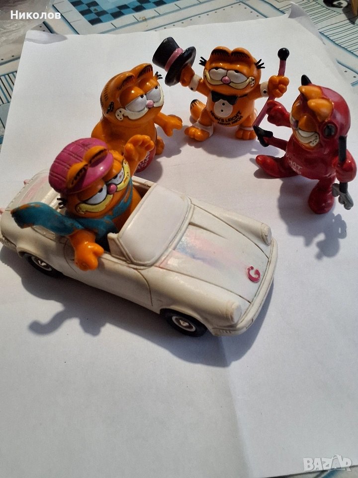 GARFIELD стари фигурки лот, снимка 1