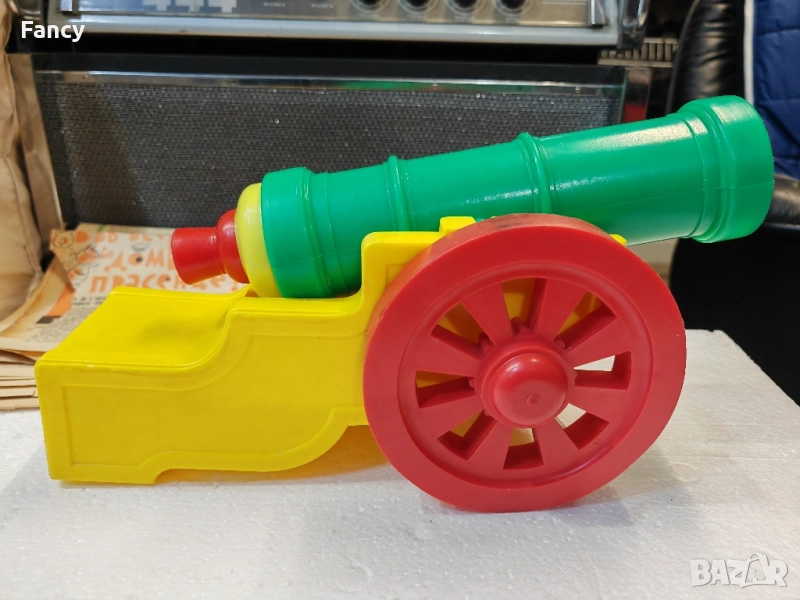 Стара детска играчка оръдие България, снимка 1