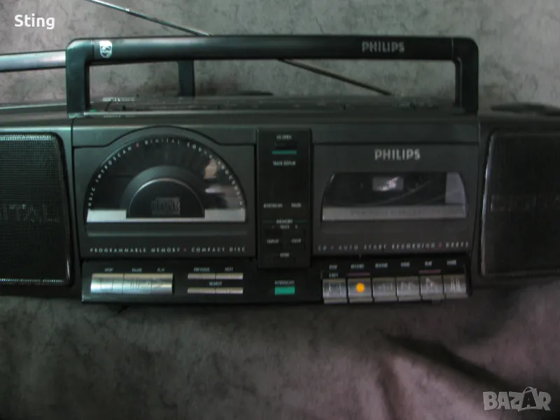 PHILIPS D 8892/00 CD Радиокасетофон от 80 те, снимка 1