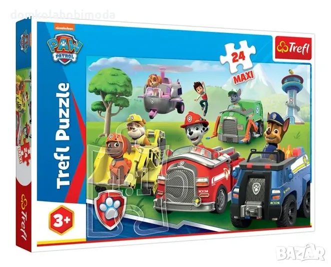 Пъзел Trefl Paw Patrol, 24 части MAXI , 60х40 см, снимка 1