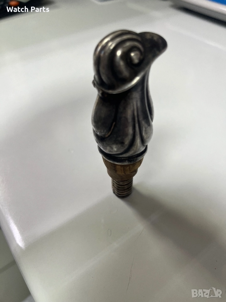 Винтидж посребрена тапаз за бутилка, снимка 1