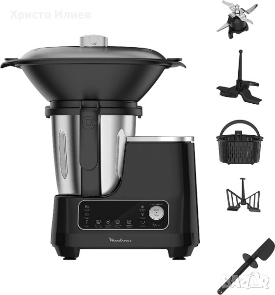 Moulinex HF4568 Click Chef Кухненски робот 28 функции 1400 W, снимка 1