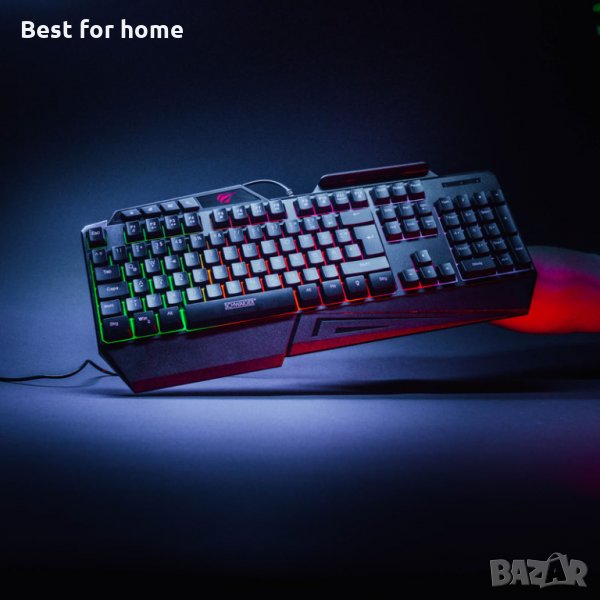 Геймърска клавиатура SCHWAIGER Gaming Tastatur GT108, RGB подсветка, снимка 1