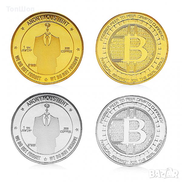 Биткойн монета Анонимните - Bitcoin Anonymos mint ( BTC ), снимка 1